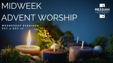 Advent Midweek worship begins December 3