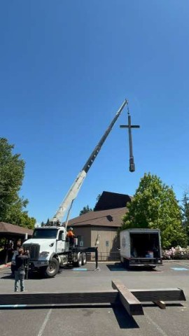 New cross installed